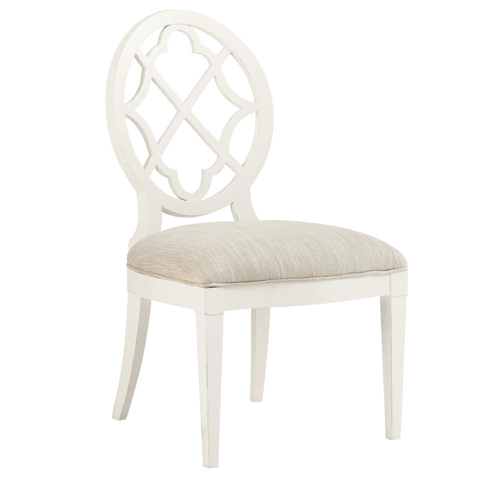 Tommy Bahama Home Ivory Key Quickship Mill Creek Side Dining Chair with